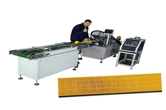 機械を、50HZ回転式プリーツをつける機械作る5-65m/Minエア フィルター