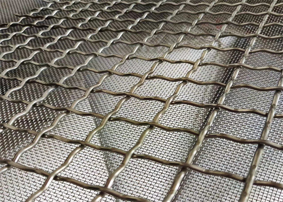 ひだが付いている316ステンレス鋼のエア フィルターの網の装飾的編まれる
