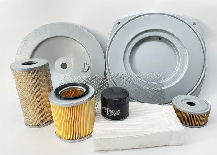 カスタマイズされたフィルター エンド キャップ323.85mmの内部の直径は鋼鉄材料に電流を通した