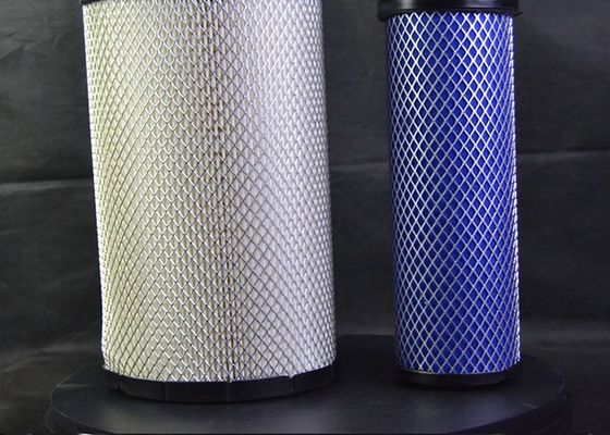 円形エンジンのエア フィルターの要素88mm-2000mmの幅のプリーツの間隔